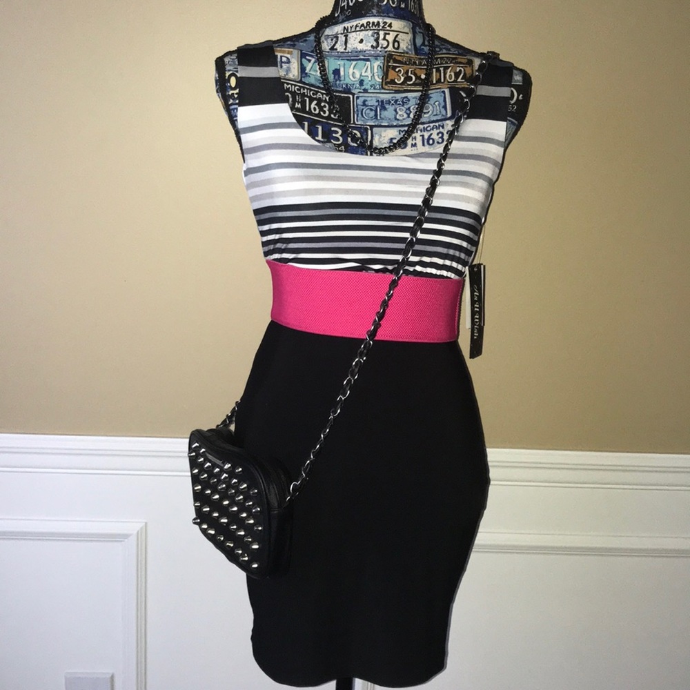 Multi color Stretch Dress